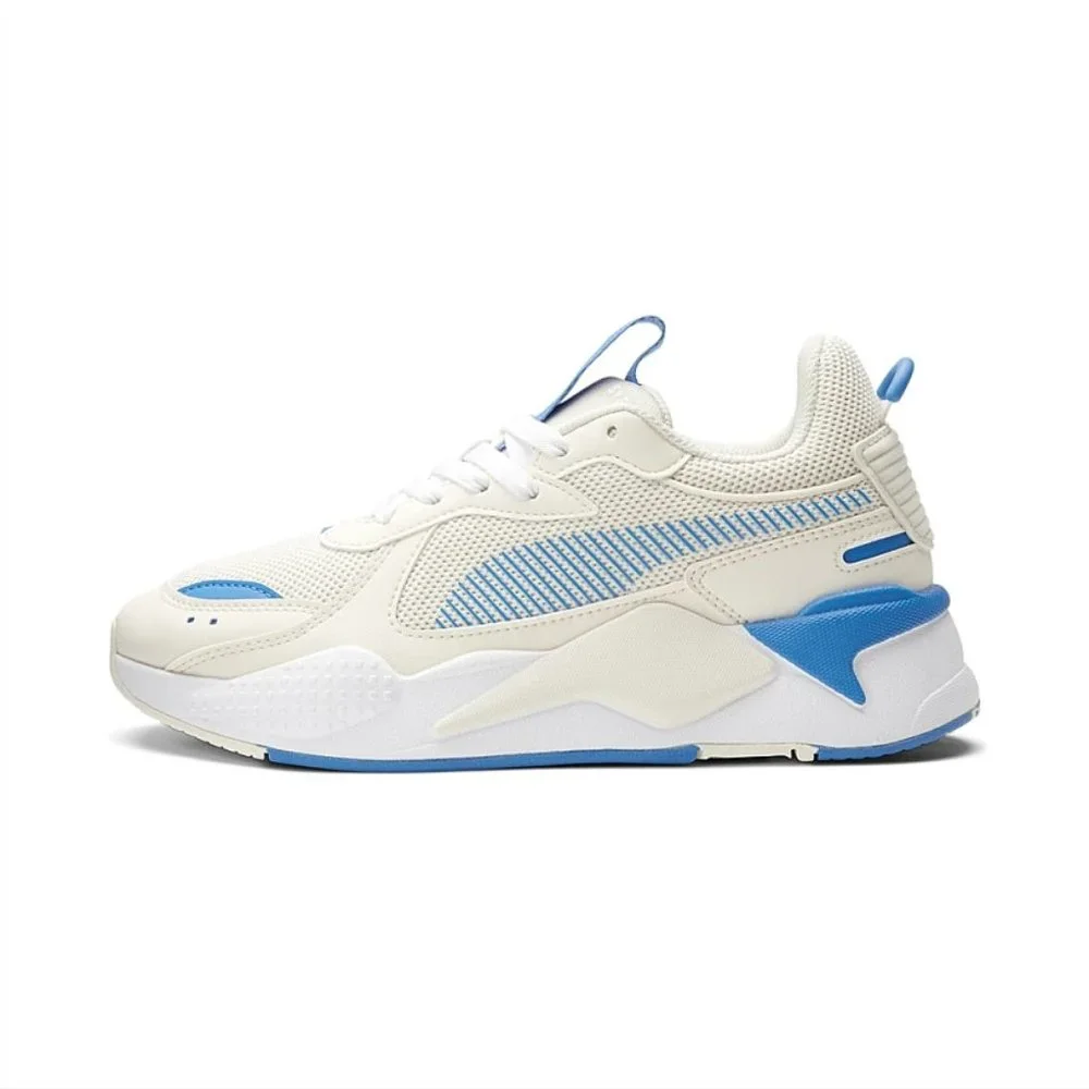 Puma RS-X Low Mens Running Shoes White Blue 385426-01 NEW Size 6 / WMNS 7.5 - Picture 4 of 8